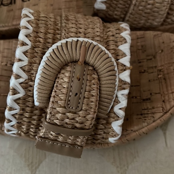 Only worn once! Cork and Raffia slides - Picture 5 of 7